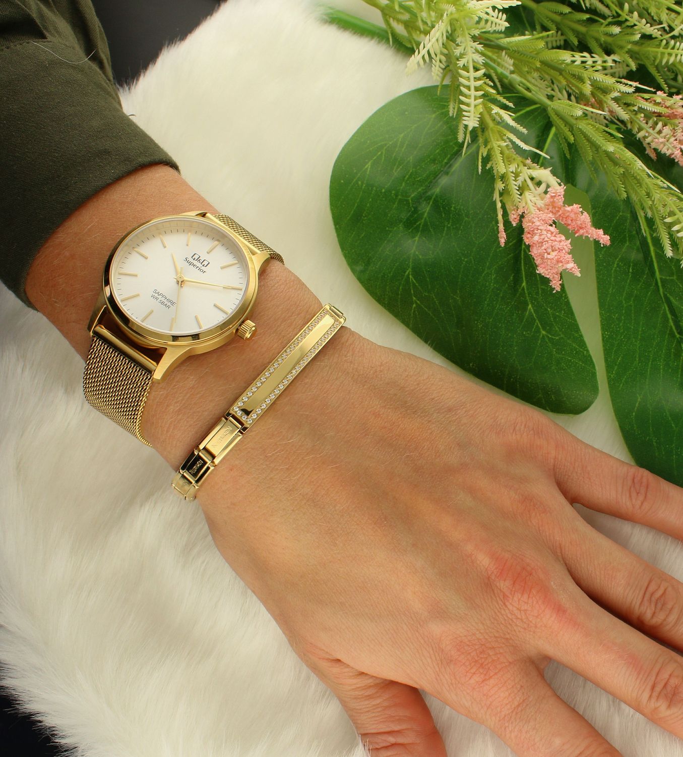 Bransoletka Nomination Trendsetter złota do graweru z blaszką ozdobiona cyrkonią 021148 012.jpg